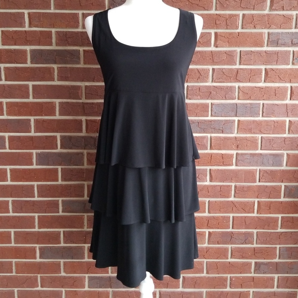 Tianna B Flapper Style Little Black Dress